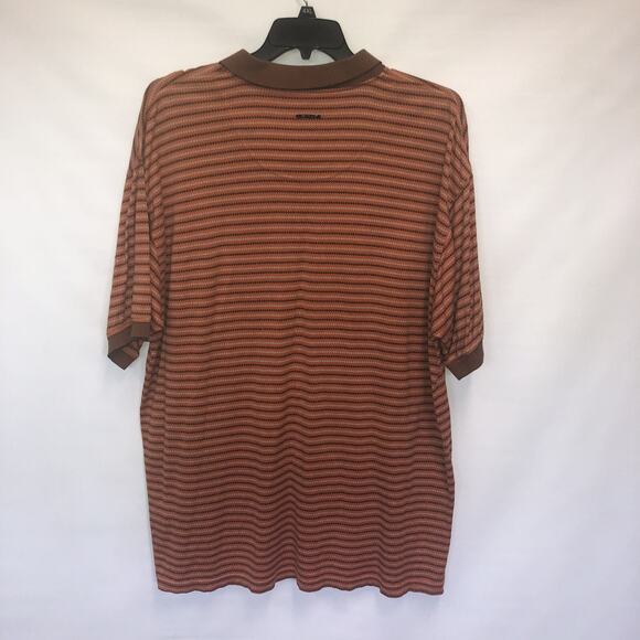 Bolle Golf Cotton Blend XL Short Sleeve Striped Polo - Picture 3 of 7